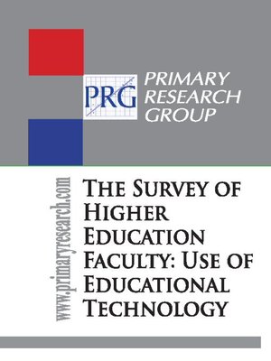 cover image of The Survey of Higher Education Faculty